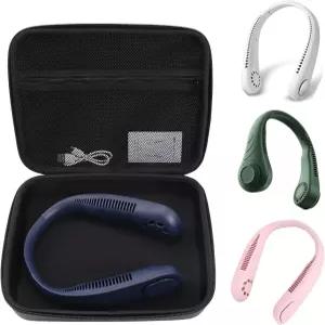 충전식 목 선풍기용 maitexi 핸드 프리 개인용 케이스 걸이형 여행 USB 보관함 해당