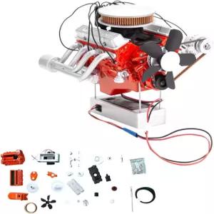 작동하는 DiXenginey V8 엔진 모델 키트 6 3D 프린팅 시뮬레이션 으로 미니 보기