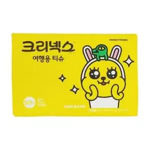 여행용티슈 크리넥스 프렌즈 휴대용티슈 카카오 여행용티슈50매입
