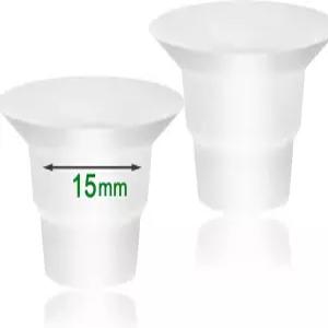 15mm 실리콘 플랜지 삽입물 엘비 스트라이드와 호환되는 렌시노용 스펙트라용 에우피용 맘코지 S9 S12 M5