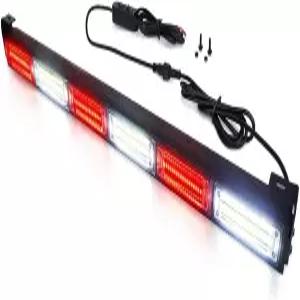소방관 구급차 차량 트럭 SUV 화이트/레드를 위한 Xprite 27 COB LED 긴급 교통 상담사 스트로브 라이트 바
