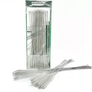 20PCS 빨대 클리너 브러시 키트 포함된 물병 시피 컵용 8mm-10.6인치 유리 파이퍼 클리닝 필터 및 싱크대