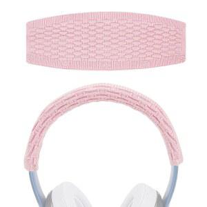 GEEKRIA NOVA 니트 패브릭 헤드밴드 커버, 스웨트 BEATS, (핑크) SONY, AUDIO-TECHNICA , 설치 DIY 쉬운 헤드폰, AKG,