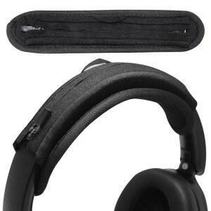 ADHIPER SONY BEATS SOUNDCORE HYPERX ATH 헤드밴드 소니 XM4, 및 STUDIO - 헤드폰 PRO 커버 범용 블랙 프로텍터 커버, 쿠션 헤드폰용 JABRA용 /SOLO4 XM5
