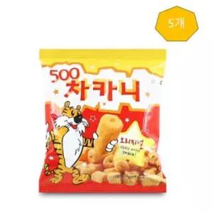 문방구 500 과자 차카니 옛날 추억의 간식 32gX5개