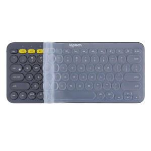 로지텍 K380 멀티 디바이스 블루투스 키보드/페블 키 2 K380S 키보드와 호환되는 키보드 커버 - 투명 실리콘 보호 스킨