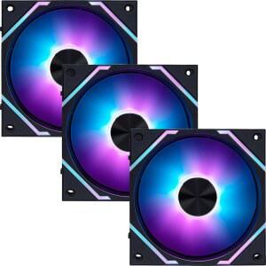 MSI MPG EZ120 ARGB-3B 팬 - 120MM ARGB 팬 특허받은 마그네틱 커넥터 블록 데이지 체인 연결 유체 다이내믹 베어링 + 추가 너트 고정 허브 미스틱 조명 및 냉각 마법사 지원