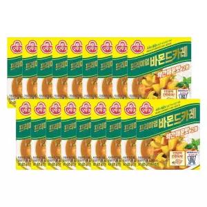 프리미엄바몬드카레 고형 약간매운맛 100G 18개 약간매운 즉석 간편 있는 요리 간편조리식품 간편식 캠핑