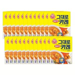 그대로카레(매운맛) 200g 24개 즉석 간편 맛있는 요리 간편조리식품 간편식 캠핑 자취
