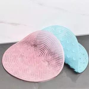 LW 원형 발브러쉬 욕실매트 흡착 발매트 등밀이 겸용 발바닥매트 (WA1C10B)