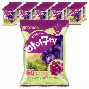 마이구미 포도 주전부리 학교 사무실 간식 66g 40개