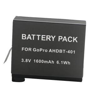 Gopro Hero 4 용 1600mAh 배터리 Gopro Hero 4 Hero4 모션 카메라 배터리 액세서리 용 충전식 리튬 배터리