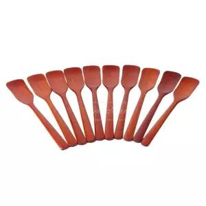 고품질 원목 옻칠 아이스 스픈10P 아이스크림 티스푼 미니 스푼미니 (W4A2291)