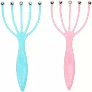 료마 두피 마사지기 보호용 핸드 헬드 SPA 헤드 마사지기로 오피스 홈 아버지의 날과 어버이날 선물