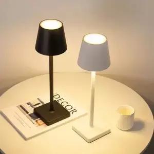 LED 책상 램프 Usb 충전식 테이블 바 레스토랑 분위기 무선 터치 호텔 침실에 대 한 방수 조명