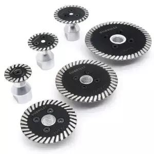 다이아몬드 톱 블레이드 30/40/50/60/75/90mm 직경 M14 5/8-11 석재 화강암 대리석 용 플랜지 조각 절단