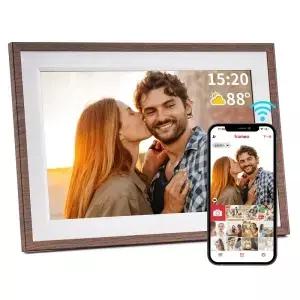 Frameo 10.1인치 디지털 액자 WiFi 전자 프레임 1280 800IPS HD 클라우드 스마트 32GB 저장 공간 벽