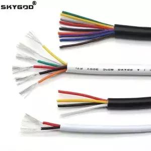 10M UL2464 구리선 30 28 26 24 22 20 18 16 14AWG PVC 채널 외장 2 3 4 5 6 7 8 9 10 코어 절연 신호 제어