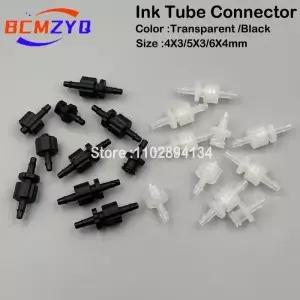 잉크젯 프린터 UV 솔벤트 플라스틱 잉크 튜브 커넥터 호스 파이프 전송 어댑터 조인트 XP600 TX800 i3200