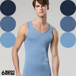 제임스딘 남자여름런닝 조끼런닝 메리야스 런닝구 6매 세트 시원한 쿨 인견