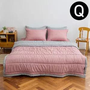 솔트 간절기 이불 베개커버세트 퀸 Q (레드) 퀸이불베개세트