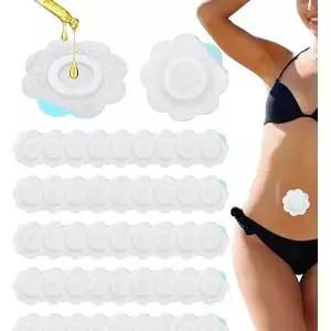 일회용 피마자유 배꼽 패치 자가 점착 붕대 스펀레이스 천 스티커