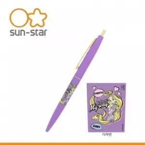 클릭 골드 유성 검정펜 0.5mm 라푼젤A 캐릭터문구