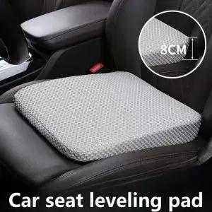 자동차 좌석 높이 패드 앉아있는 운전자를위한 두꺼운 메모리 폼 쿠션 미끄럼 방지 경 사진 디자인 레벨링