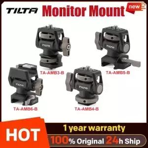 TILTA 조정 가능한 퀵 릴리스 모니터 홀더 TA-AMB4-B 카메라 클램프 콜드 슈/ARRI/NATO 마운트가 있는 회전
