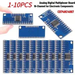 CD74HC4067 아날로그 디지털 MUX 브레이크아웃 보드 CMOS 멀티플렉서 전자 부품용 정밀 16 채널