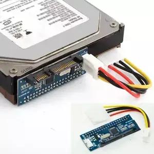 IDE-SATA 변환 어댑터 3.5인치 하드 DVD 광학 드라이브 CD 라이터 VCR 병렬 포트를 사용하여 데스크탑