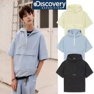 디스커버리 키즈 DKTR16063 프레시벤트 우븐 후드 반팔 아노락 285766