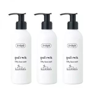 지아자 산양유 클렌징 젤 200ml x 3