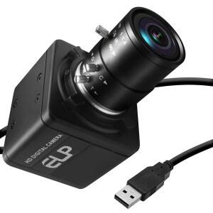 QILLOVE 글로벌 셔터 USB 카메라 U2013 800P 모노크롬 초고속 640FPS [120 / 210 420FPS 모드] 수동 포커스 2.8-12MM CS 렌즈 라즈베리 파이 리눅스 맥 및 윈도우와 호환
