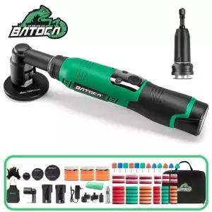 BATOCA S6 무선 미니 자동차 광택기 12V 퀵 체인지 헤드 연마기 키트 3mm 궤도