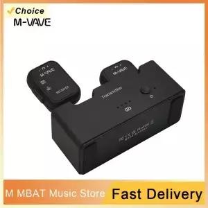 M-VAVE WP-12 무선 헤드폰 모니터링 시스템 고음질 저지연 모노/스테레오 채널 송수신기 탑재