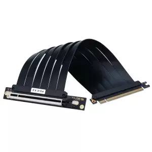 PCIE 3.0 X16 라이저 케이블 비디오 카드 EMI 차폐 고속 플렉시블 연장기 PCI Express 어댑터 Gen 3 GPU