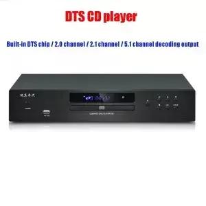 Audiophile HIFI CD 플레이어 Bluetooth 5.0 USB 무손실 음악 밸런스드 디지털 광 동축 출력 DTS 턴테이블