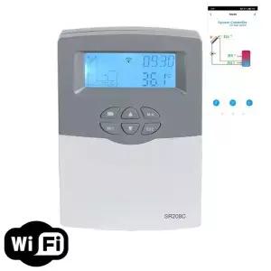 3개의 감지기 설치 매개변수 Wi-Fi 기능 이동할 수 있는 APP를 가진 태양열 온수기 관제사 SR208C