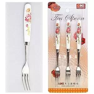 고품질 오미 챠밍 티포크 3p 과일포크 다용도포크 (W744671)