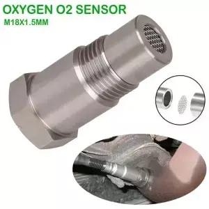 1개 M18x1.5MM 자동차 범용 산소 O2 센서 스페이서 어댑터 CEL 수정 엔진 경고등 부품