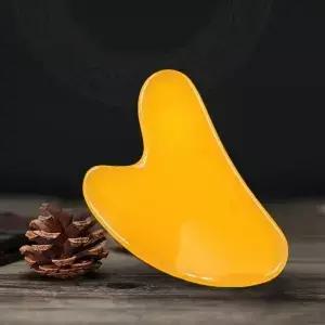 마사지 수지 Gua Sha 보드 Acupoint Beeswax Guasha 침술 SPA 스크레이퍼 얼굴 목 뒤로 바디 케어 도구