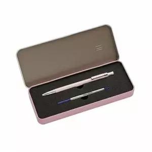 모나미153 모나미 153리스펙트 리파인 1.0mm 유성볼펜 육각바디 로즈골드