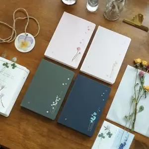 꽃길여담 백일 꽃말일기 선물 세트 다용도다이어리 다이어리 일기노트 플래너 다이어리노트