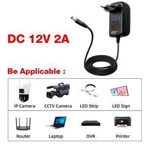 CCTV 카메라/IP 카메라/DVR/프린터/LED SignRouter/용 1M 카메라 전원 공급 장치 DC 12V 2A 어댑터