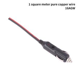 자동차 수 담배 라이터 LED 소켓 플러그 커넥터 어댑터 구리 와이어 고전력 12V 24V 20A 1PC
