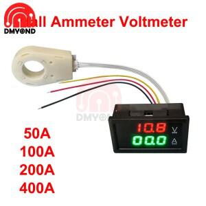 홀전류계 전압계 50A 100A 200A 배터리 모니터 측정기 포지티브 네거티브 양방향