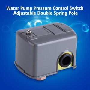 1PC 수압 스위치 40-60PSI 110V-230V 효율적인 펌프 컨트롤러 장비 액세서리 조정 가능한 이중 스프링 폴