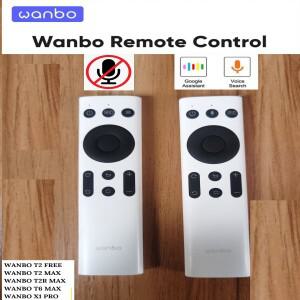 Wanbo 프로젝터 음성/Wanbo New T2 Max/Free X1 Pro/Max T4 T6 Max X5/mozart 시리즈 용 음성 원격 제어 없