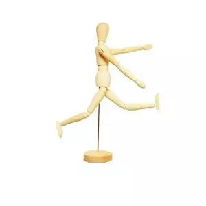 고품질 목각인형12(여) 30cm W60-06 관절인형 뎃셍보조용품 W59BE22